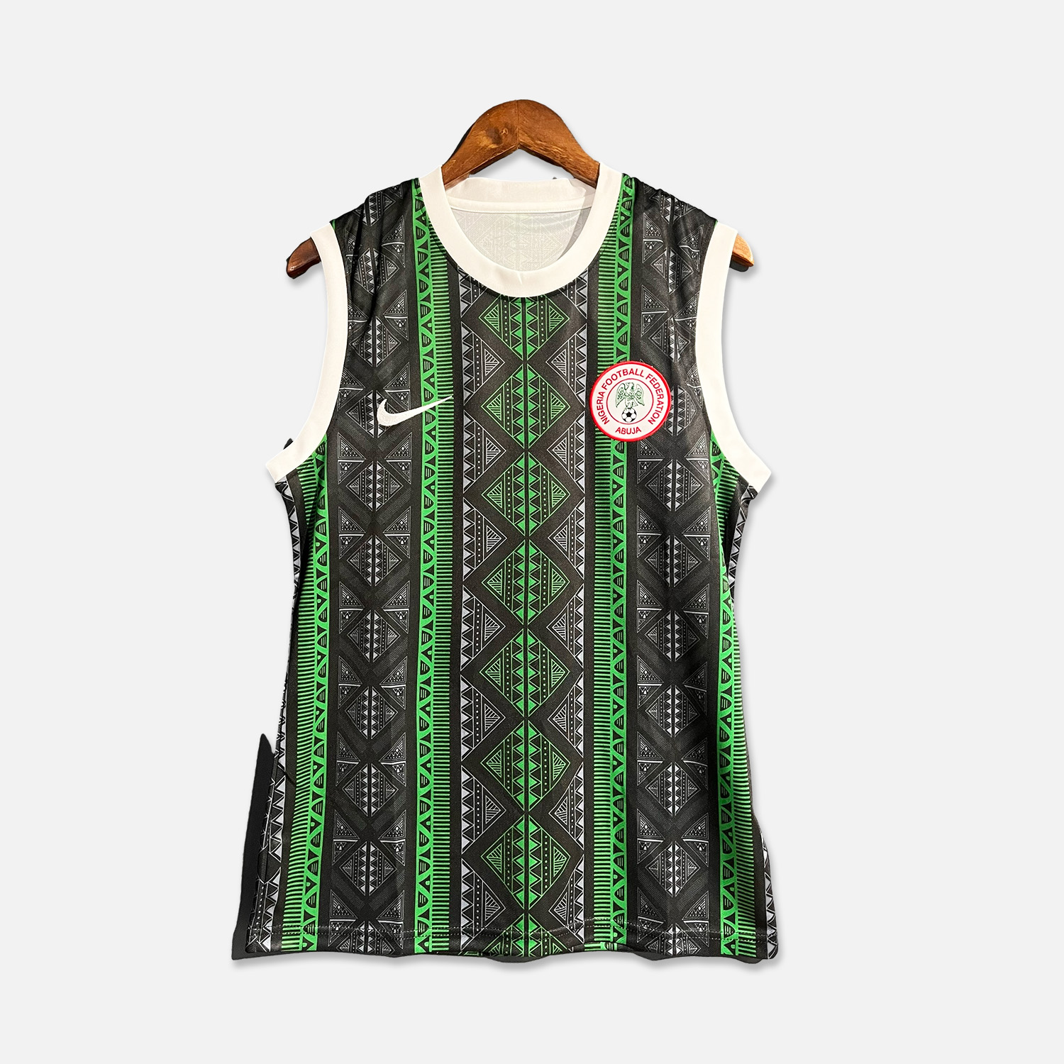 Nigeria 23-24 Training Vest - Black & Green